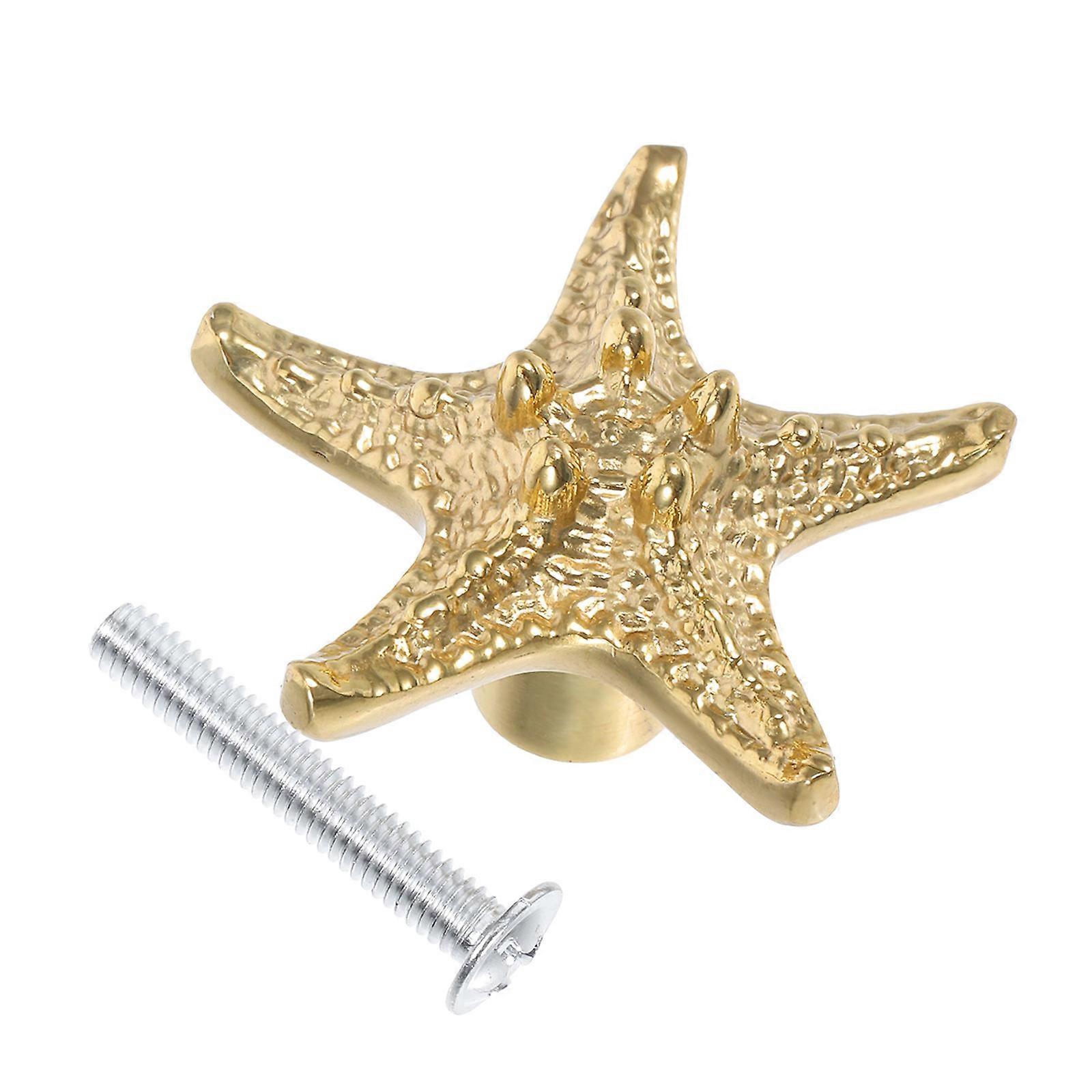 Retro Wardrobe Handle for Home 1Set Decorative Cabinet Knob Brass Small Door Knob