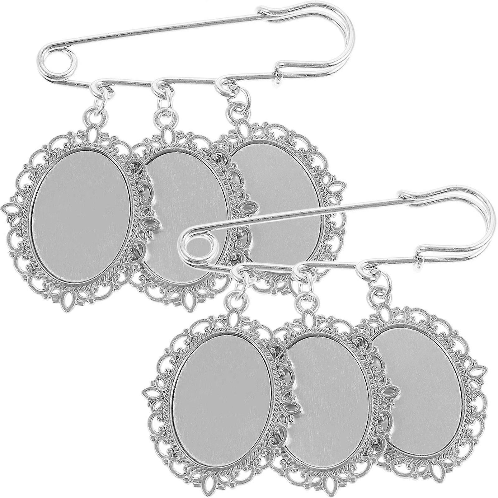 It sounds like you're referring to a product listing or description for **blank heat transfer printing brooch pins**—likely used for DIY crafts,