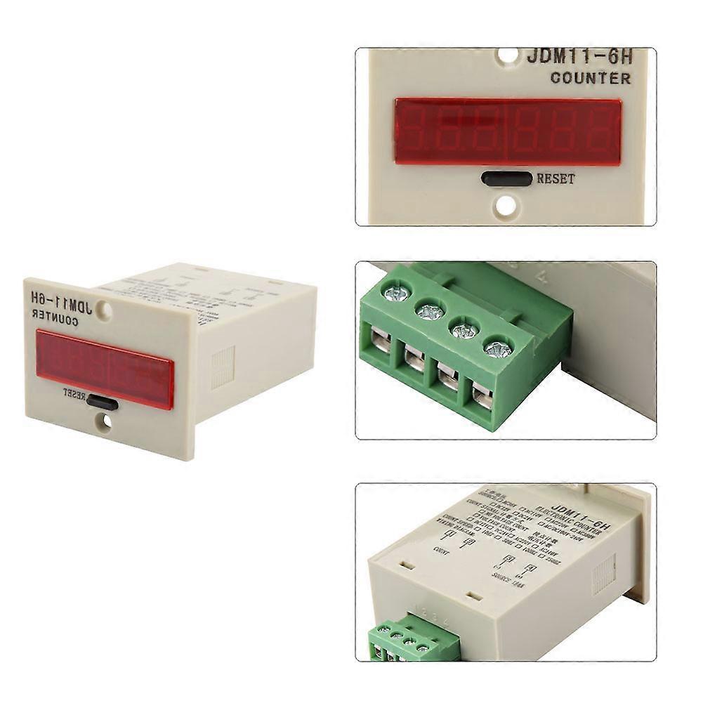 JDM11-6H 6-digit display electronic counter, 24V DC
