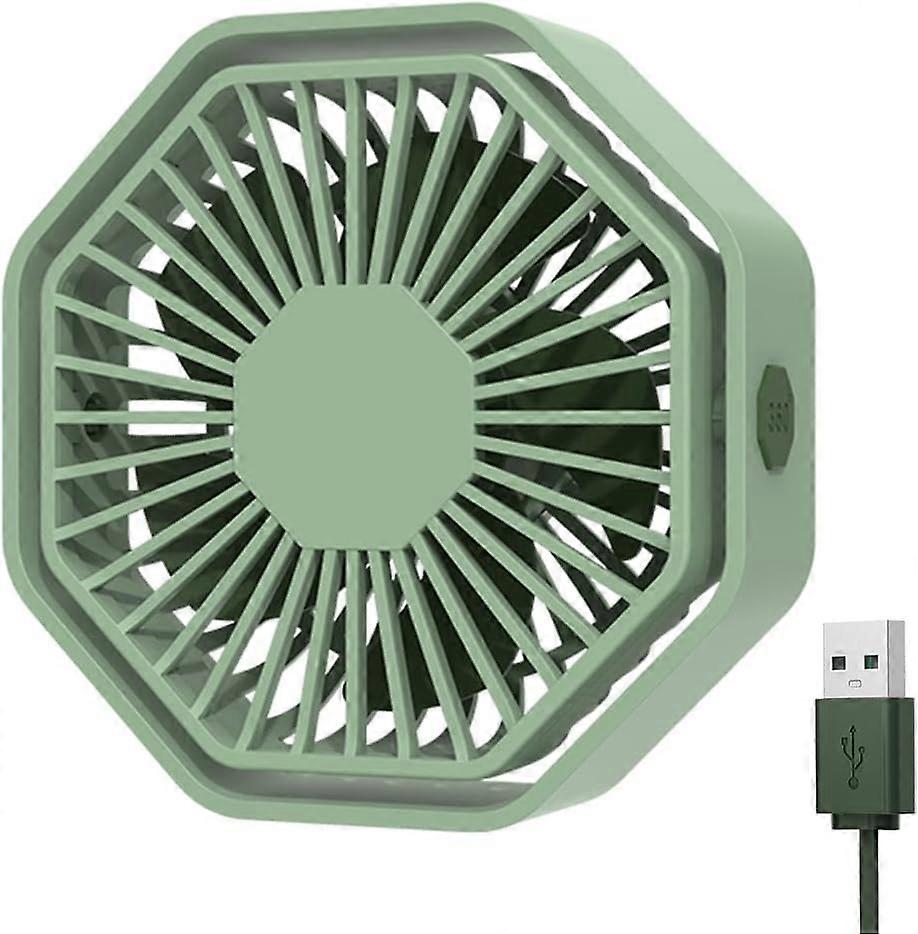 1 powerful mini fan (360° rotation, USB powered)