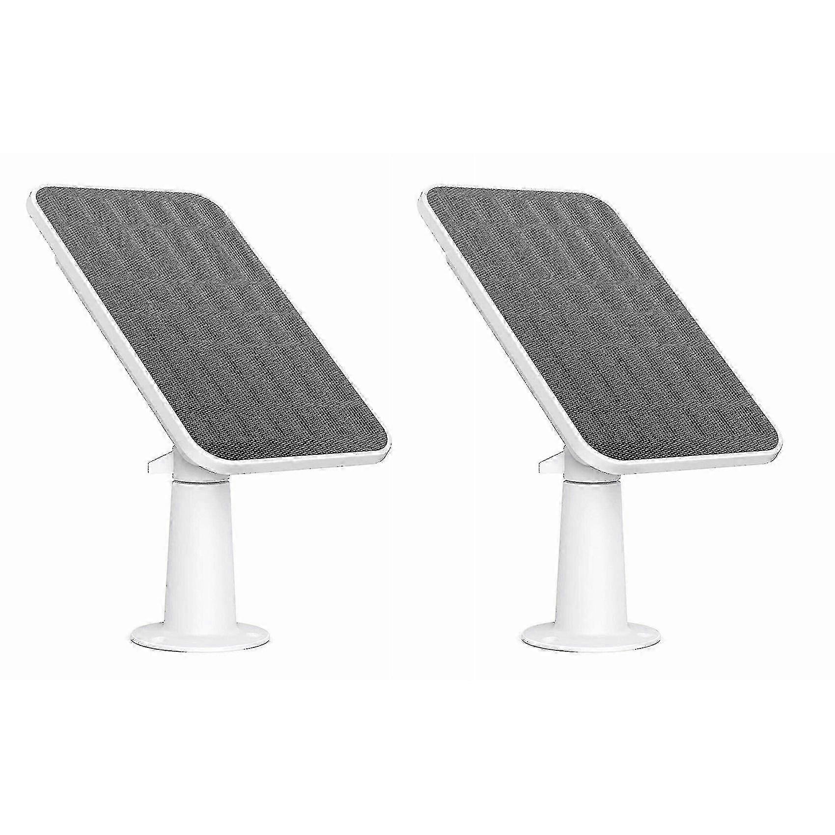 2x Solar Panels for Outdoor Security Camera Waterproof Continuous Charging