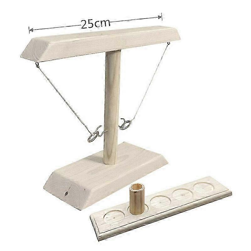 Ring Toss Game Party Toys Drinking Game Toy Wooden Ring Toss Hooks Fast-paced Interactive Game for Bars Home Board Games Pinball 2025