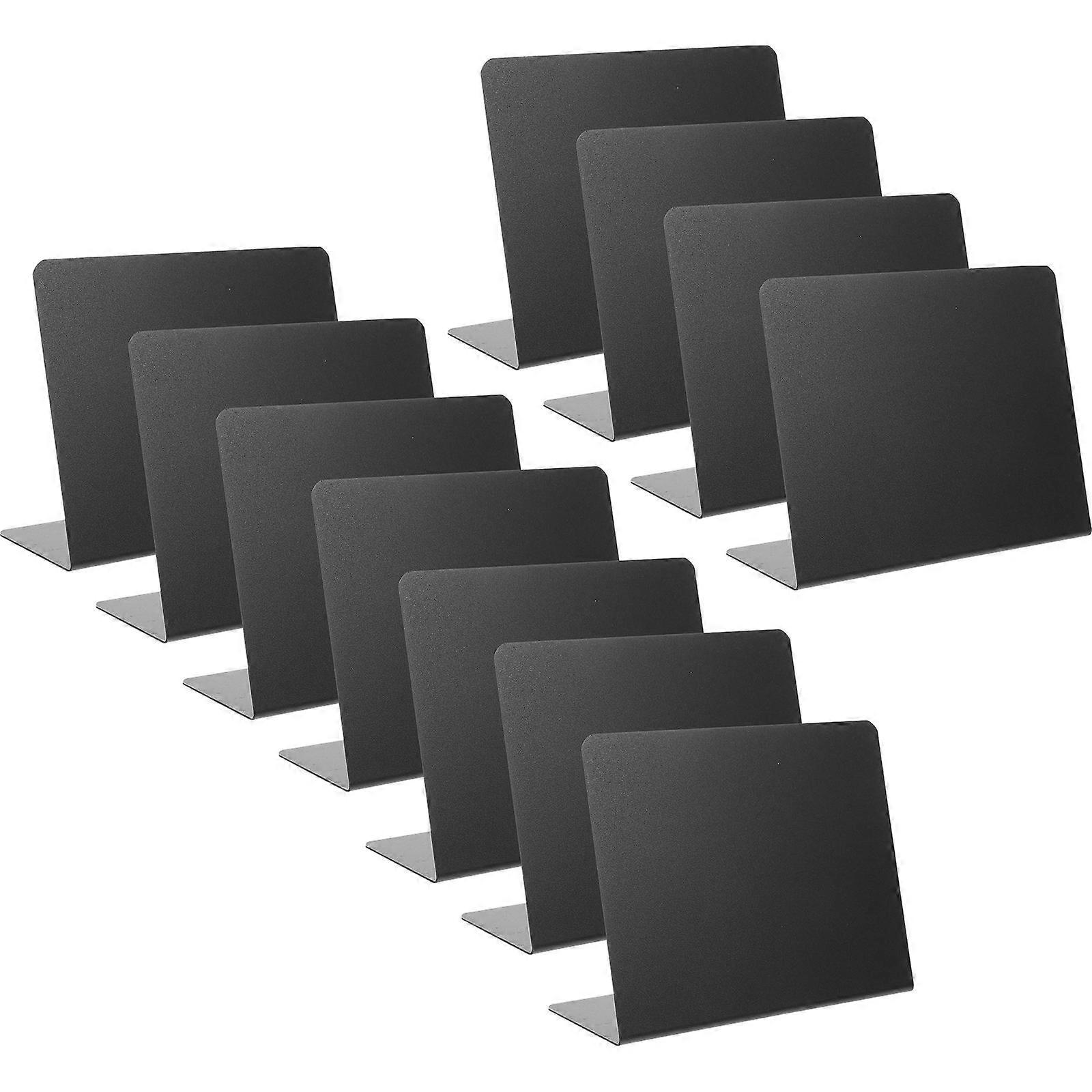 Chalkboard Sign Set Menu Sign Birthday Party Tabletop Memo Board Rectangular Black 4.99X3.93in Reusable 1Set