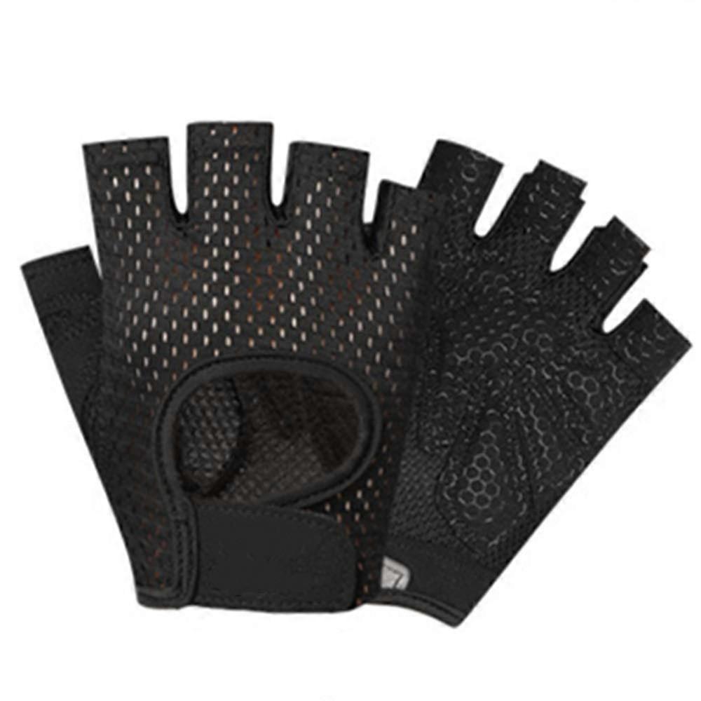 Ventilated Weightlifting Gloves with Wrist Wrap Support for Men and Women