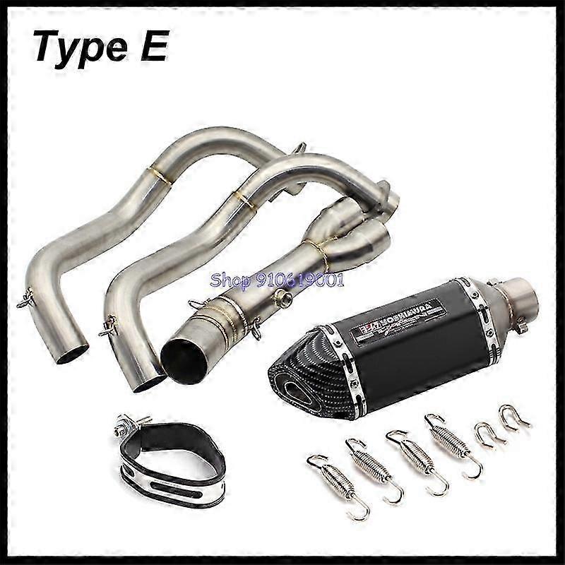 MT-07 FZ-07 Motorcycle Exhaust System Slip on Muffler Escape for Suitable Brand MT07 FZ07 MT 07 Tracer 700 XSR700 (2014-2021)