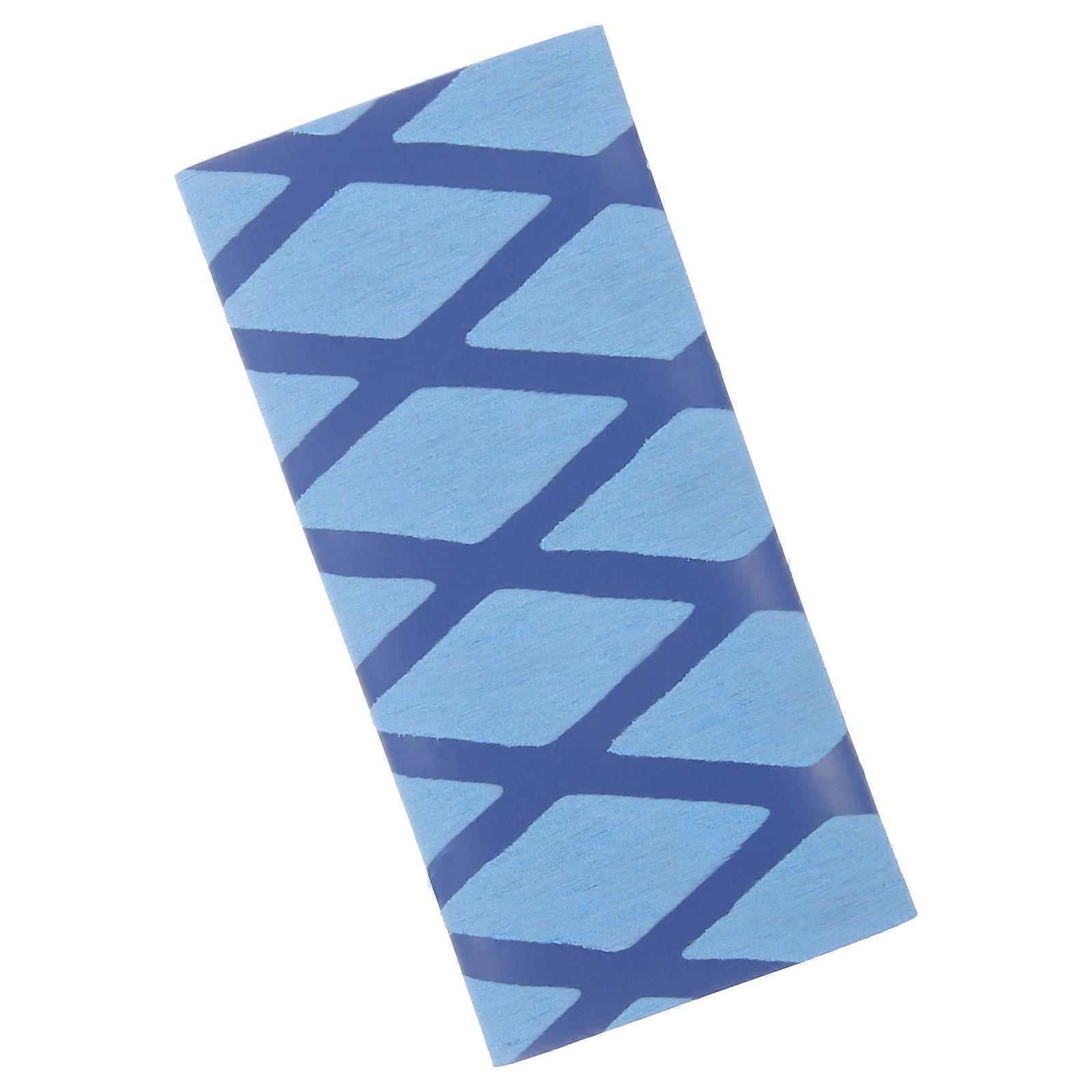 Racket Grip Sleeve Sweat Absorption Non-Slip for Table Tennis Sports Use Blue 10x5cm Bright Color Design 1Pack
