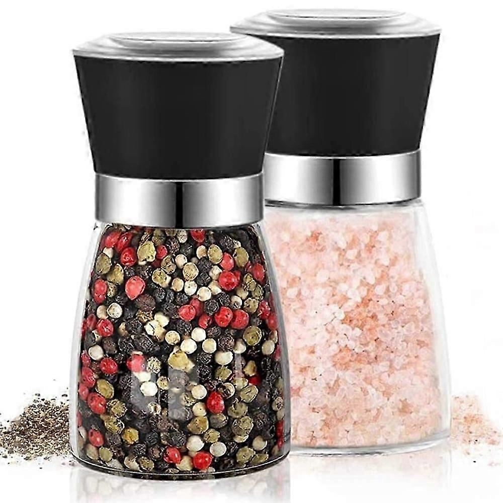 2025 Latest Model Salt And Pepper Grinders 2 Piece Set - Adjustable Coarse And