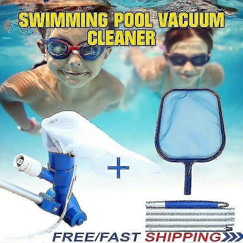 Swimming Pool Vacuum Cleaner - Electrical Spa Tub Cleaning Robot -Clean Tool Kit
