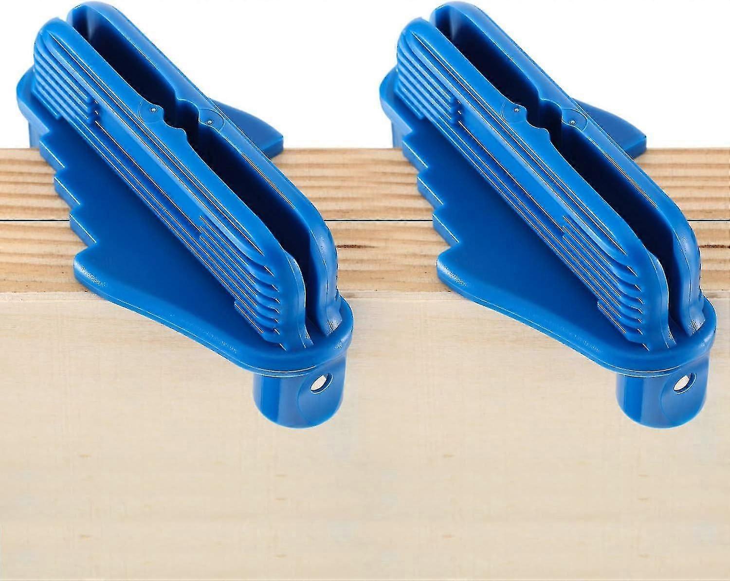 Centre Scribe Woodworking Scribe Offset Scribe Tool Scribe Centre Finder Tool Wooden Scribe Scribe Gauge Fits Standard Wooden Pencils (2, Blue)