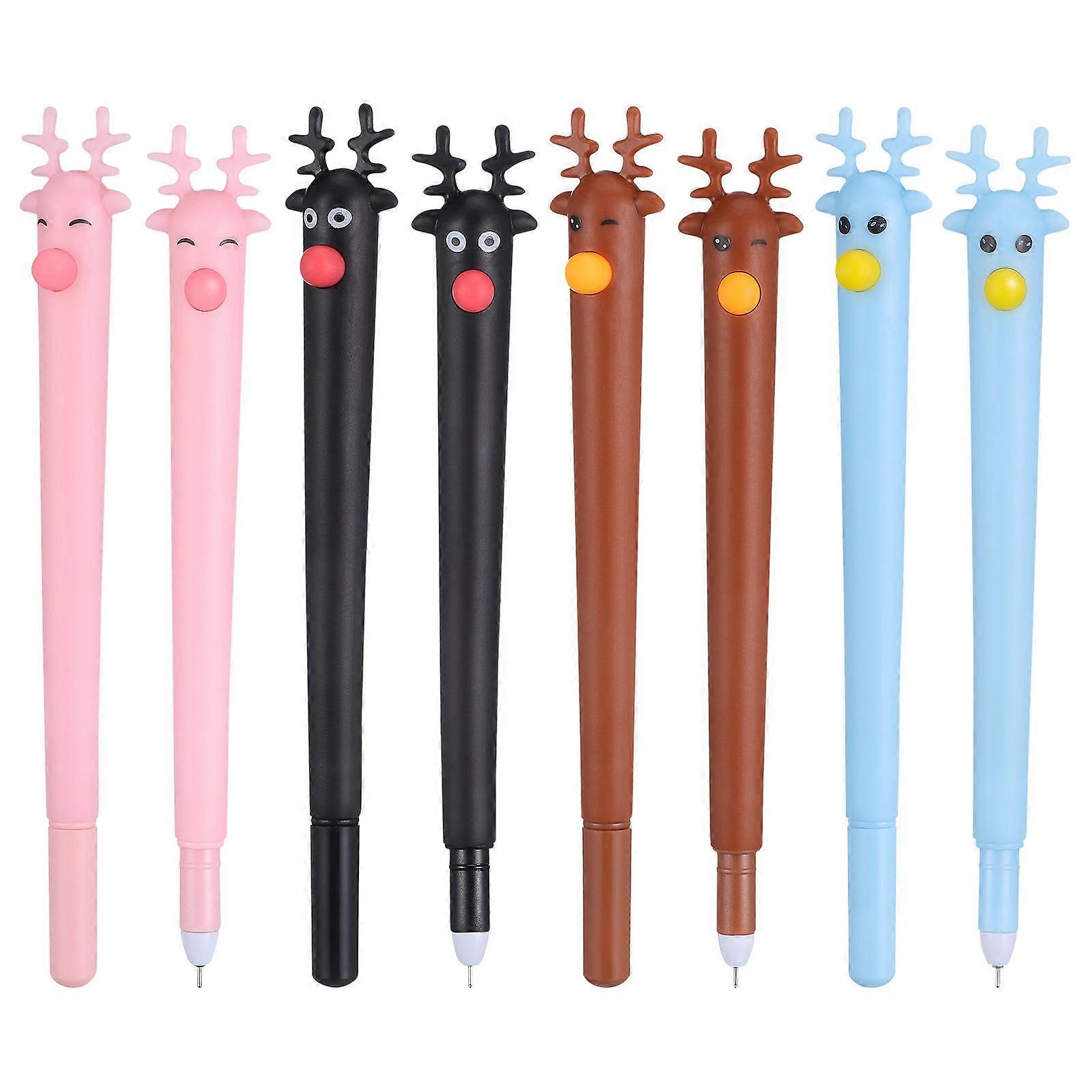 Fun Kids Pens Plastic Material Blue 24Pcs Students Friends Office Workers