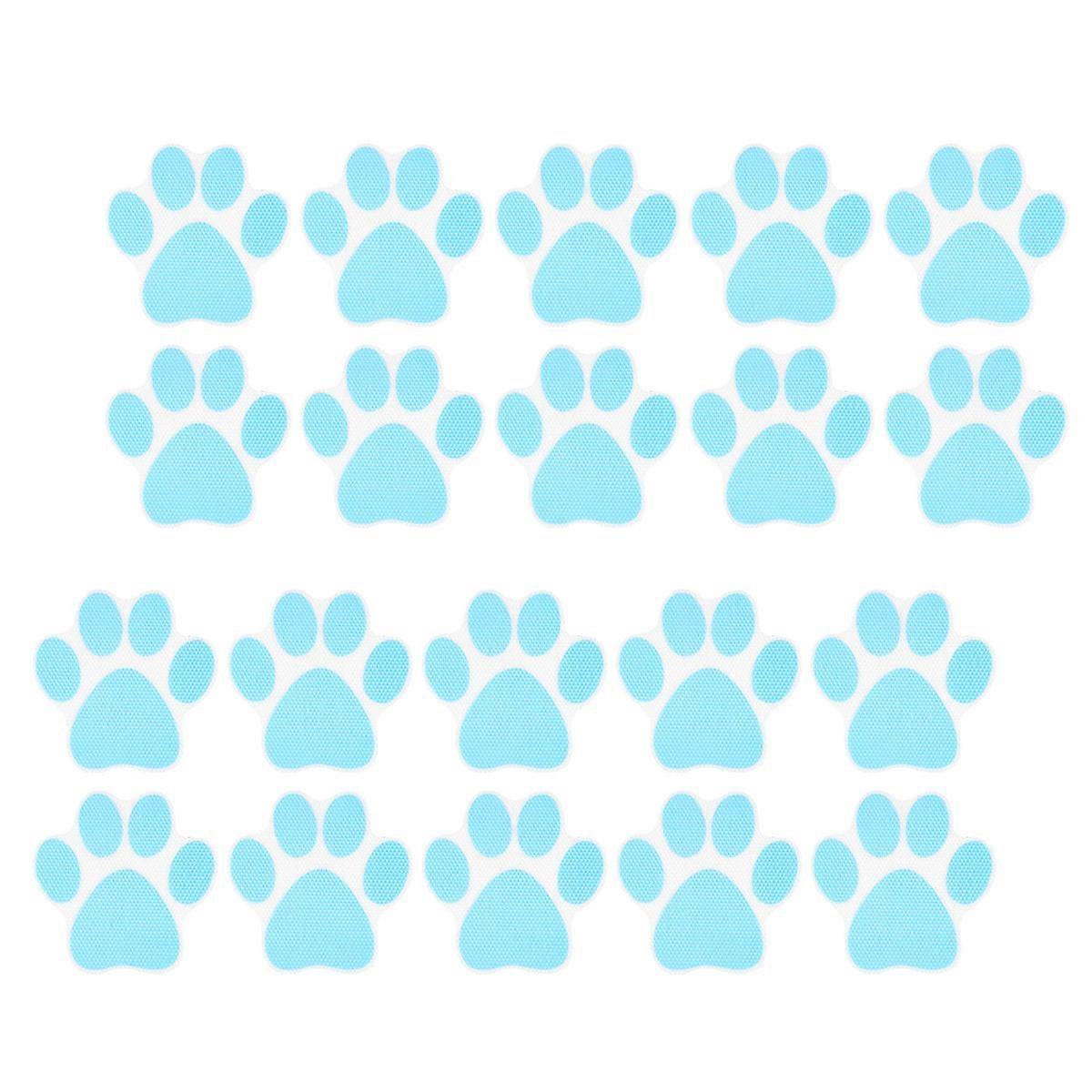 Tub Stickers Dog Footprint Cartoon Design Bathroom Use 9 X 8.5 Cm Prevention of Slips and Falls 20Pcs