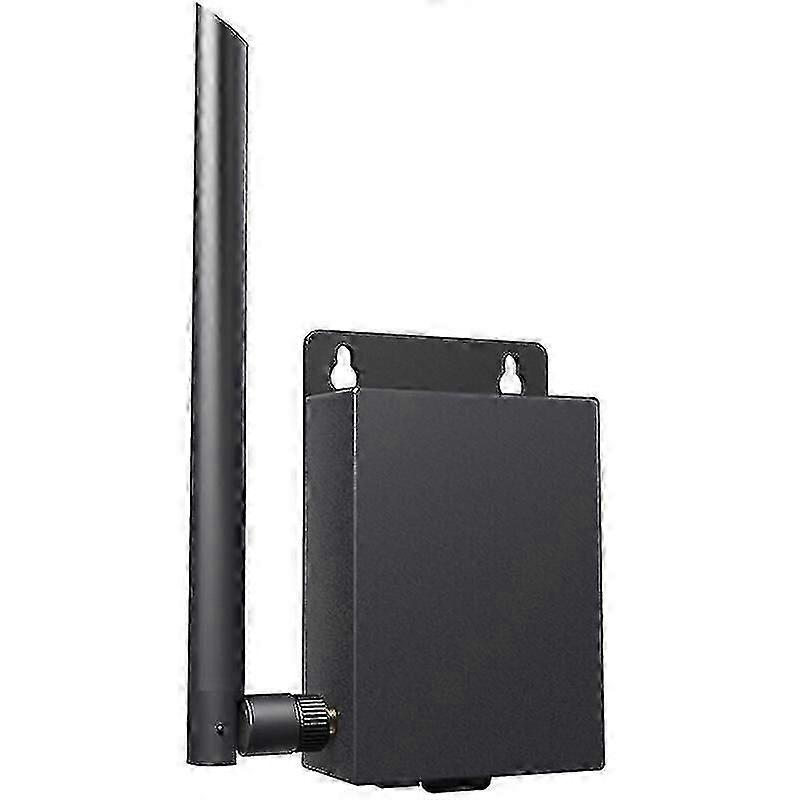 Wasserdichter Outdoor-4G-Router mit SIM-Kartensteckplatz 5Dbi Antenne Wandrouter für IPC Max 15 Geräte Hochsicherheits-EU-Version EU-Version Schwarz