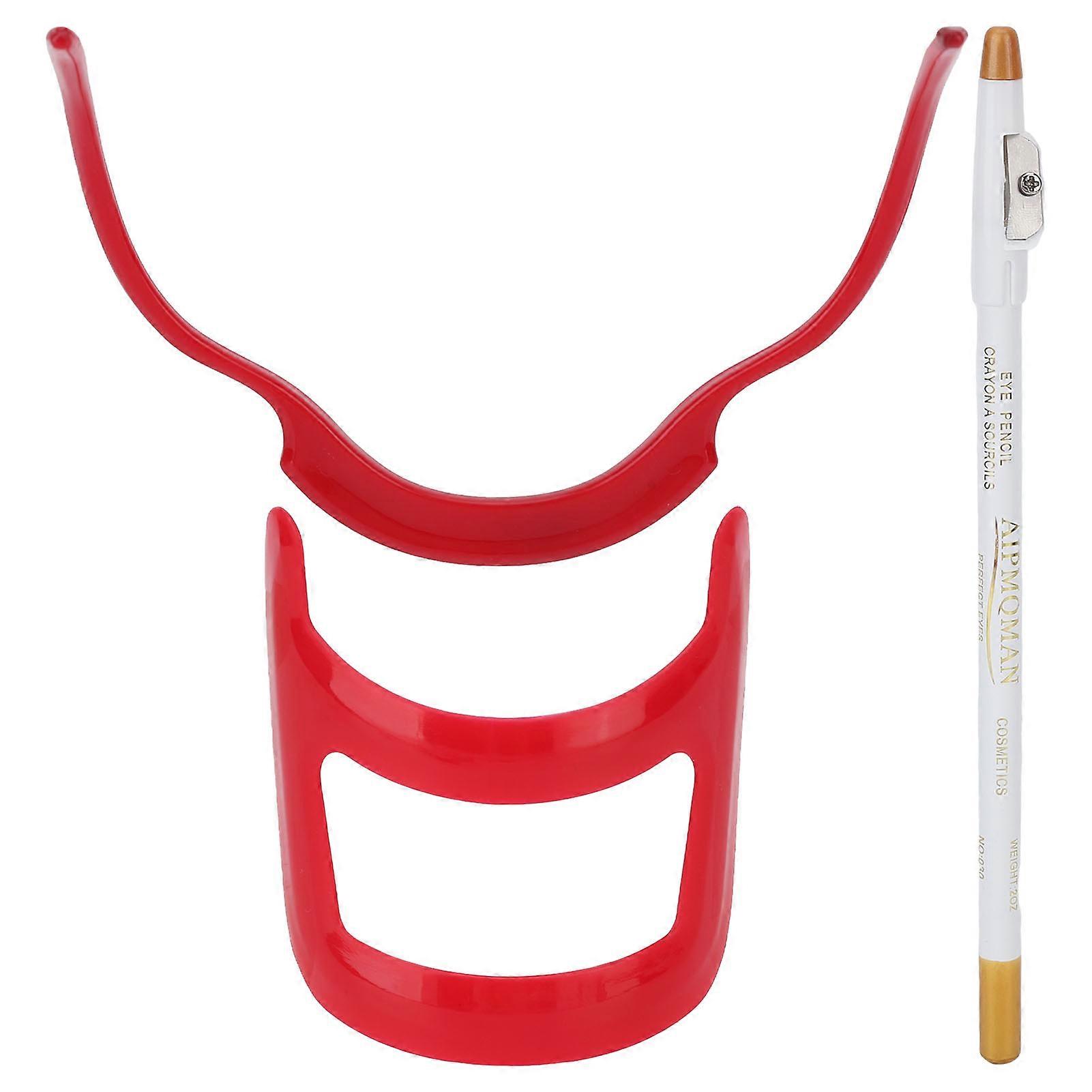 Beard Shaping Template Barber Pencil Set Professional Men Mustache Beard Guide Shaper Stencil