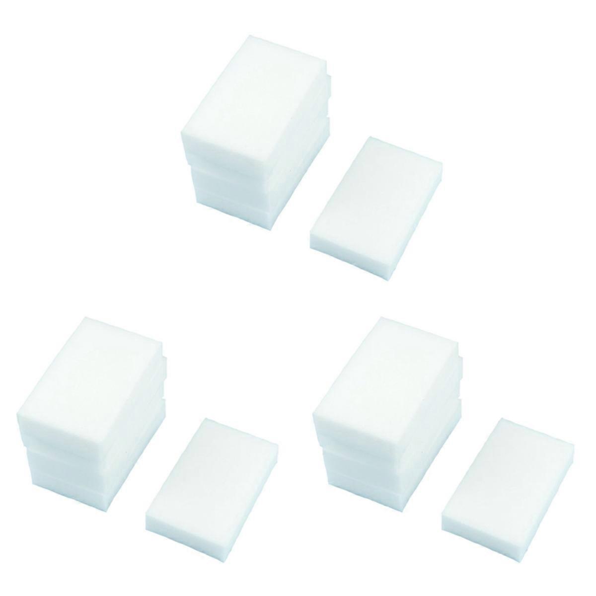 20Pcs Magic Multi Sponge 10cm×6cm×2cm(White)