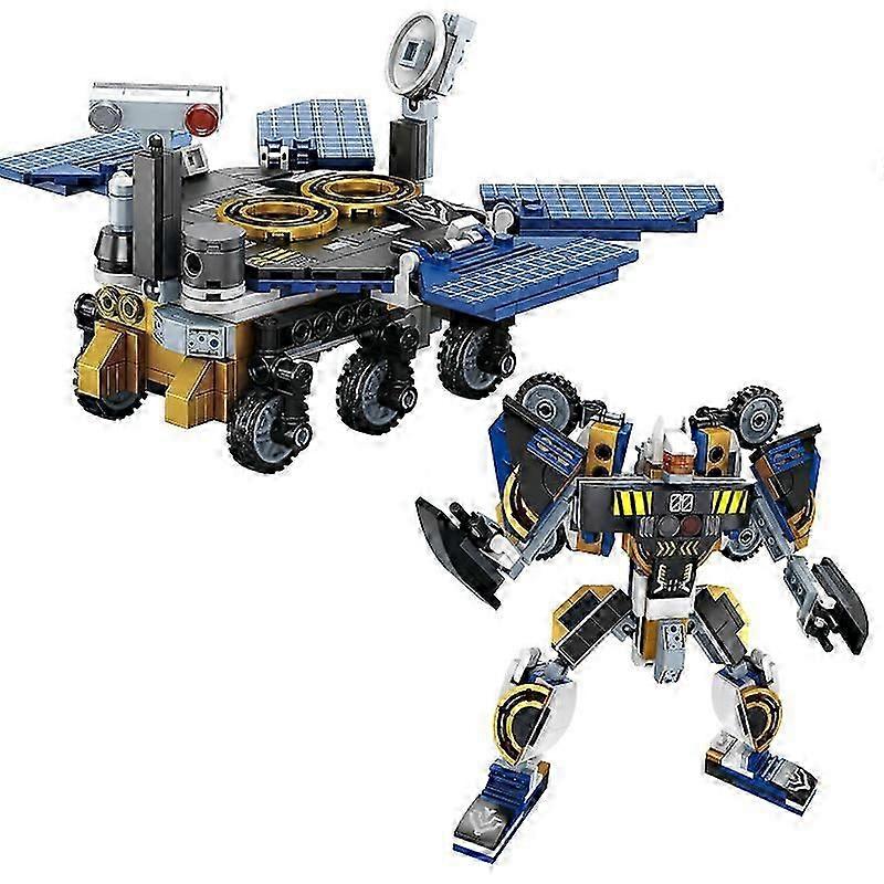 Fire Fusion Warlord Transformer Mech Building Blocks toy