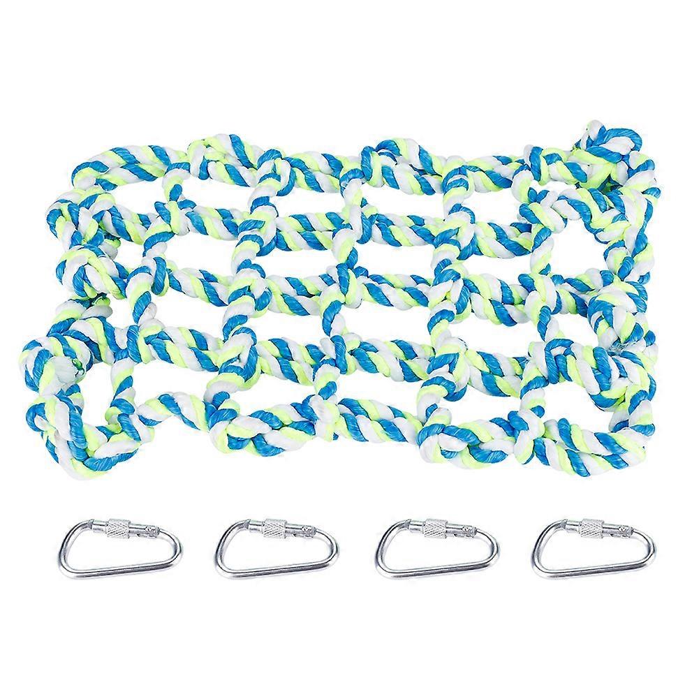 Colorful Weaving Mesh Parrot Cage Hanging Climbing swing Toy Hamster Squirrel Hammock Net