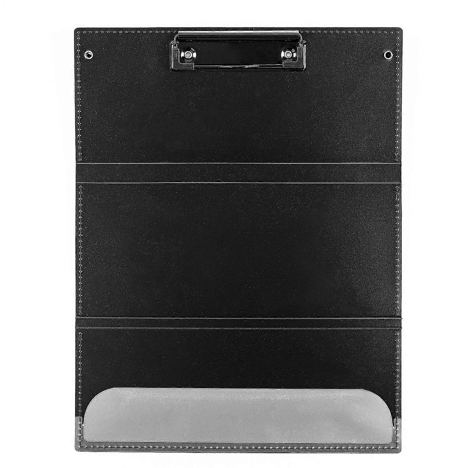 Portable Nurse Clipboard – Black Healthcare Workers Foldable Clipboard Case