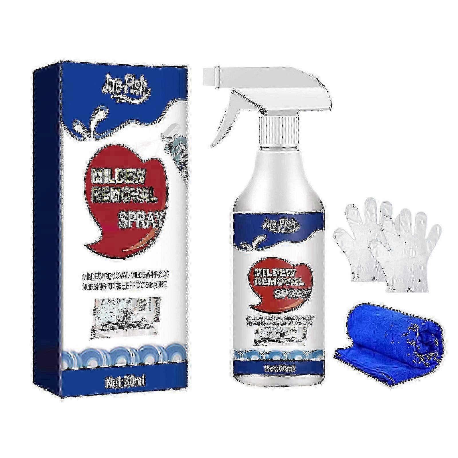 Mildew Removal Spray, Clean Mildew Stains On Bathroom Tile Walls And Ceiling Multi-Functional Mildew Stain Spray