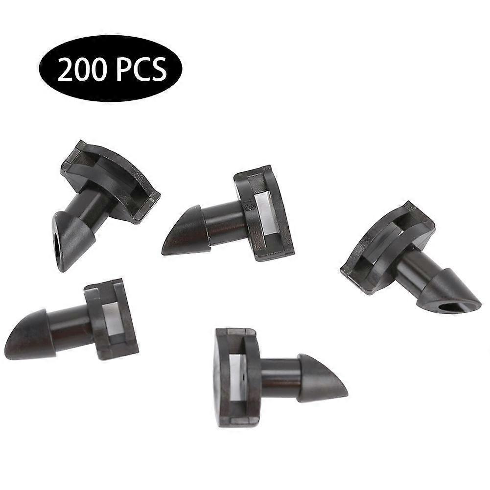 200Pcs 360 Degrees Drip Irrigation Atomizing Refraction Nozzle Micro Sprayer for Garden UseYMJJ