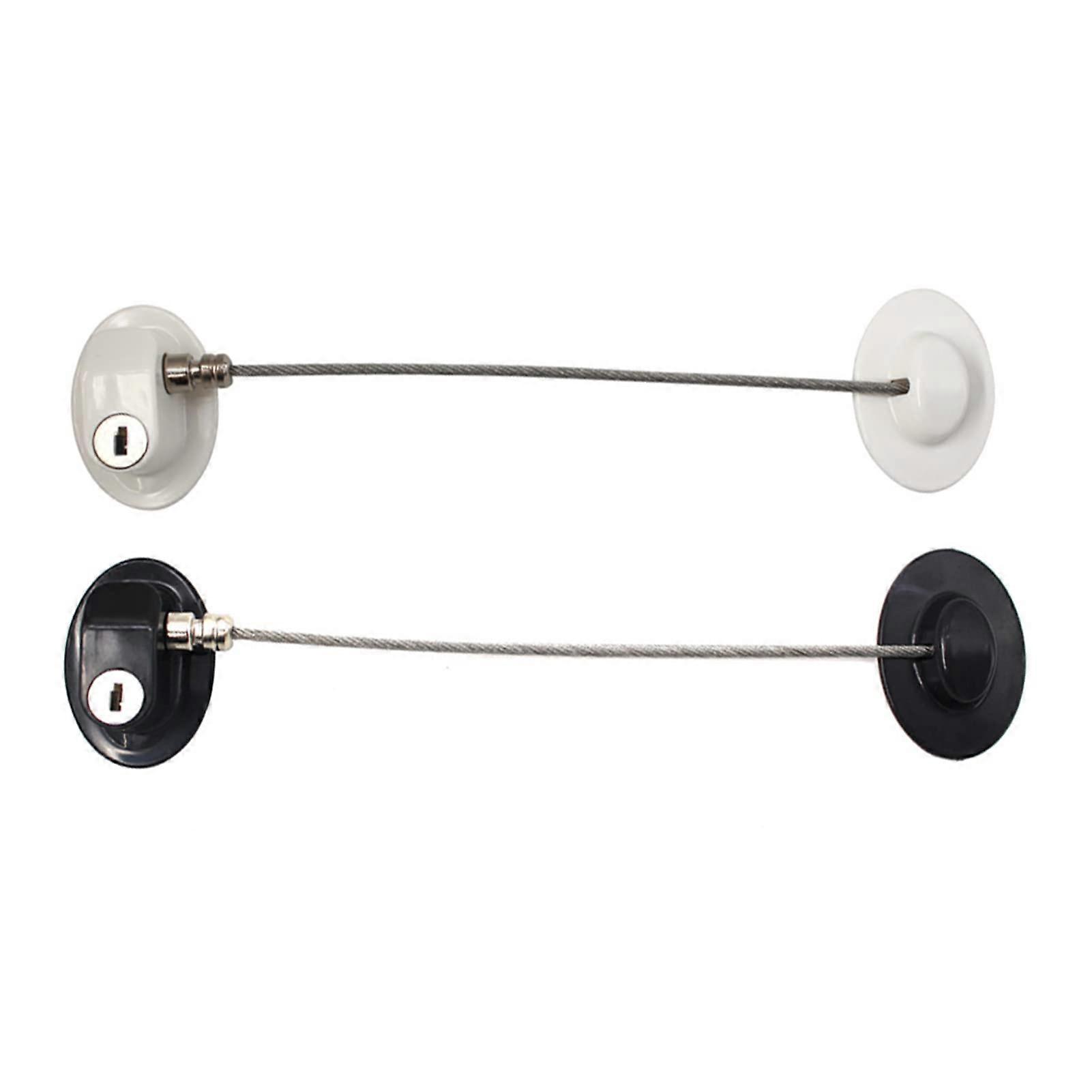 Limit Lock Restrictor Lock Accessory for Cabinet F - Black, Adjustable Size, Durable Material, Secure Locking Solutions