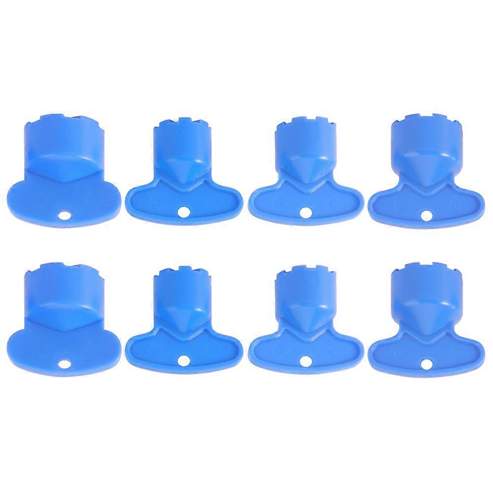 Aerator Tap Replacement Parts Sturdy Faucet Aerators Insert Filter Removal Wrench Tool Home Maintenance Blue 8Pcs