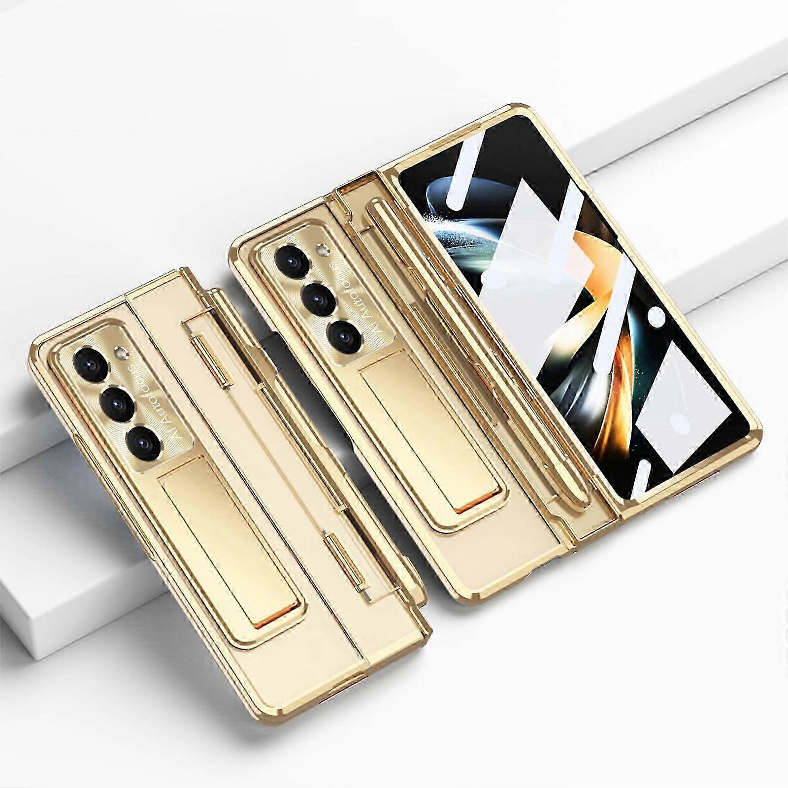 Θήκη Z Fold 5 με S Pen &; Pen Holder, θήκη Z Fold 5 με προστασία μεντεσέ Ενσωματωμένο προστατευτικό οθόνης All-inclusive Slim PC Case