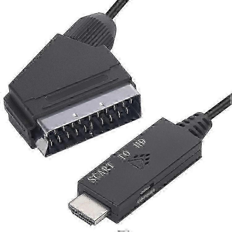 HDTV DVD SCART to HDMI Adapter with Video and Audio Output