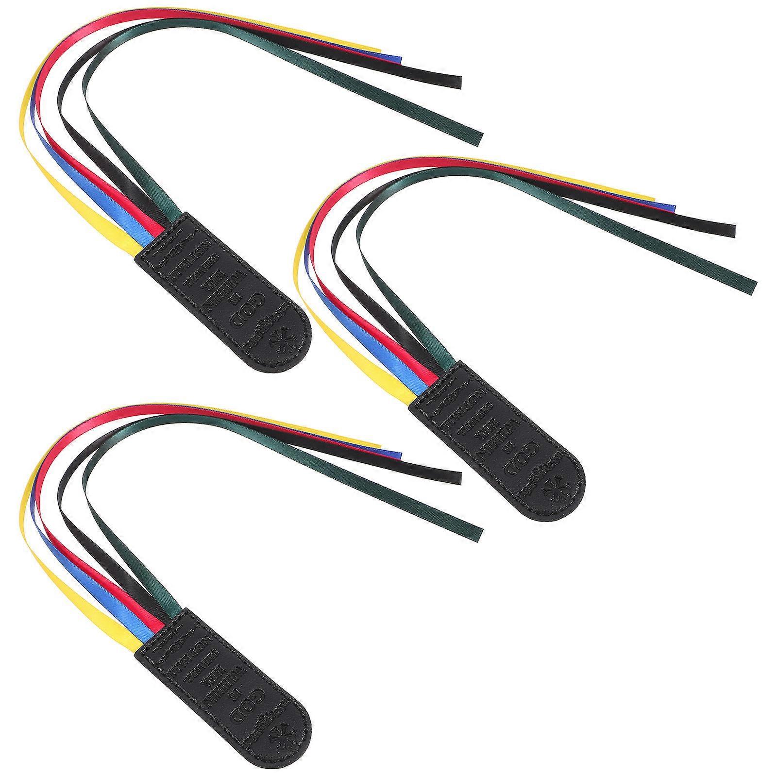 3pcs Ribbon Page Marker Bible Book Marker Ribbon Page Book Marker for Students Teacher