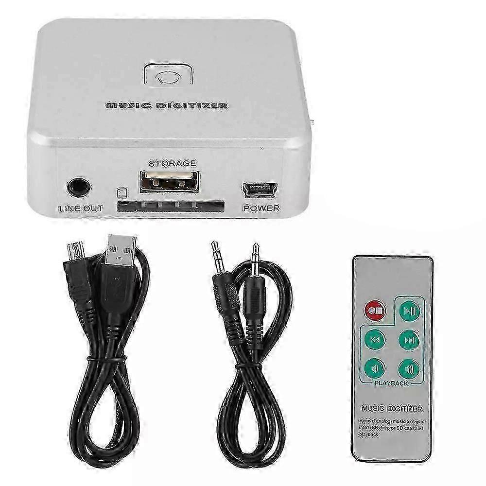Digitale MP3-audiorecorderspeler met USB-poort + SD-kaartsleuf + IR-afstandsbediening js hwy