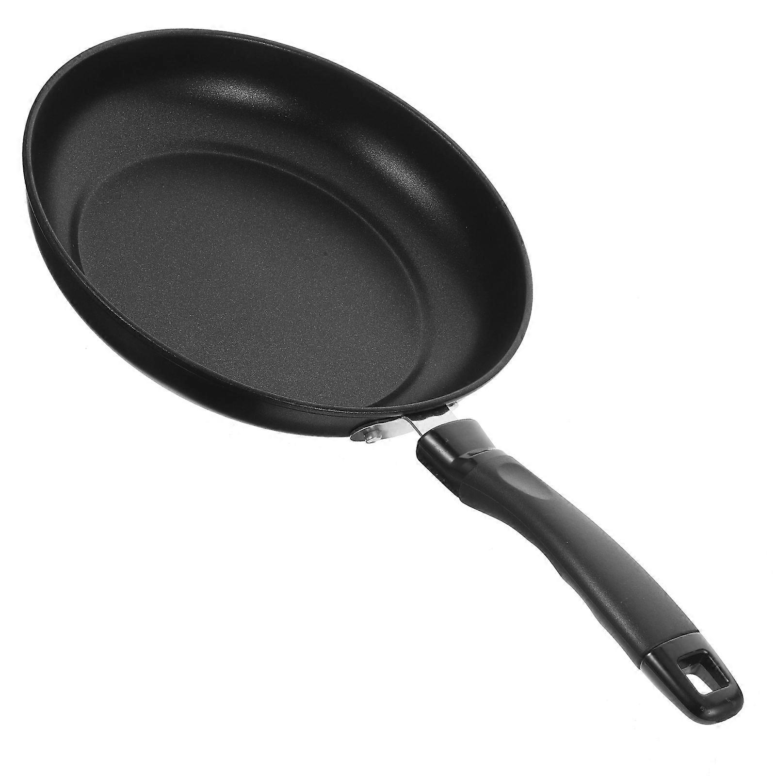 Non-Stick Frying Pan Steak 24cm Thicken Design Maifanite Stone Grain Coating Heat Conduction 1Set