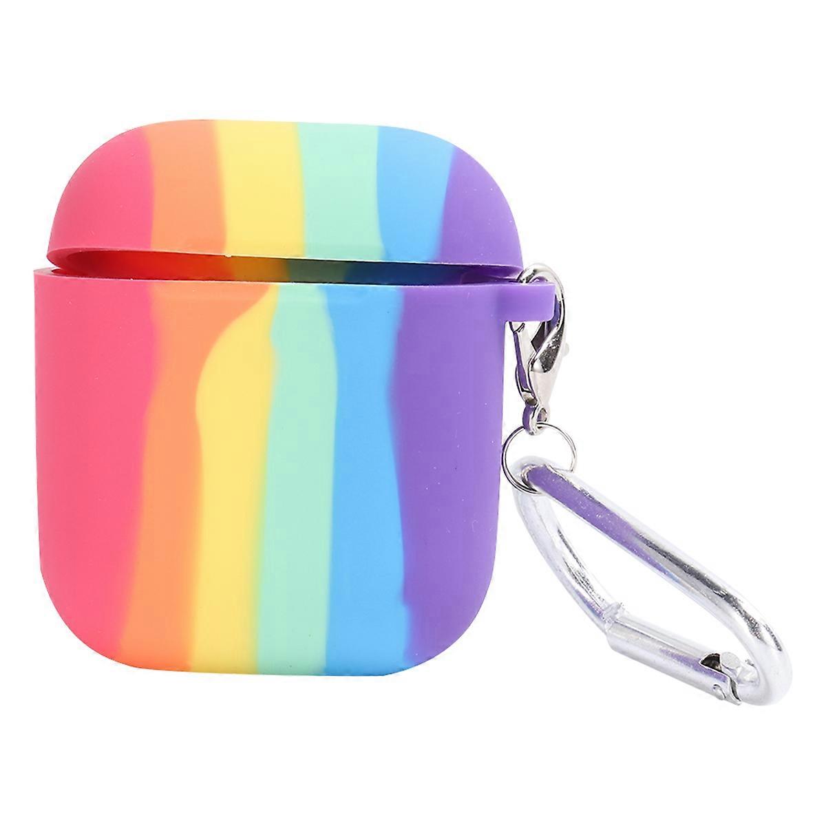 Silicone Earphone Protective Cover with Hook for Earbuds Design Compatible with AirPods 1/2