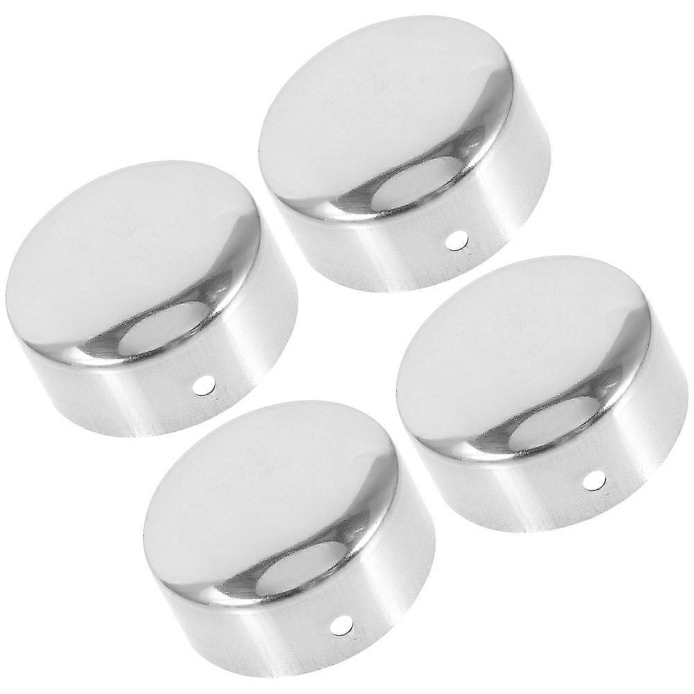 4pcs Stair Handrail End Caps for Metal Posts and Railings
