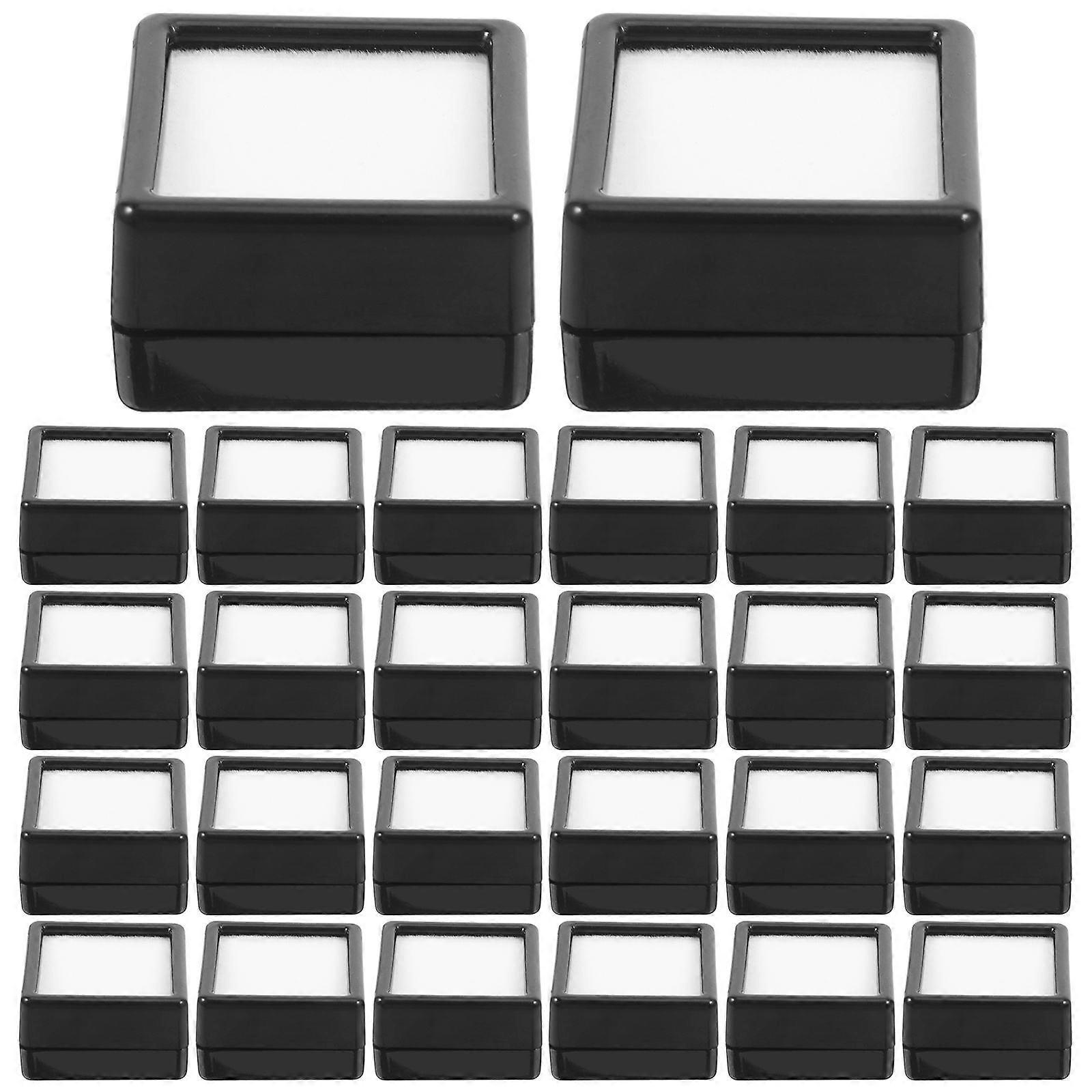 70pcs Transparent Gemstone Display Boxes for Compact Storage and Space Efficient Exhibitions