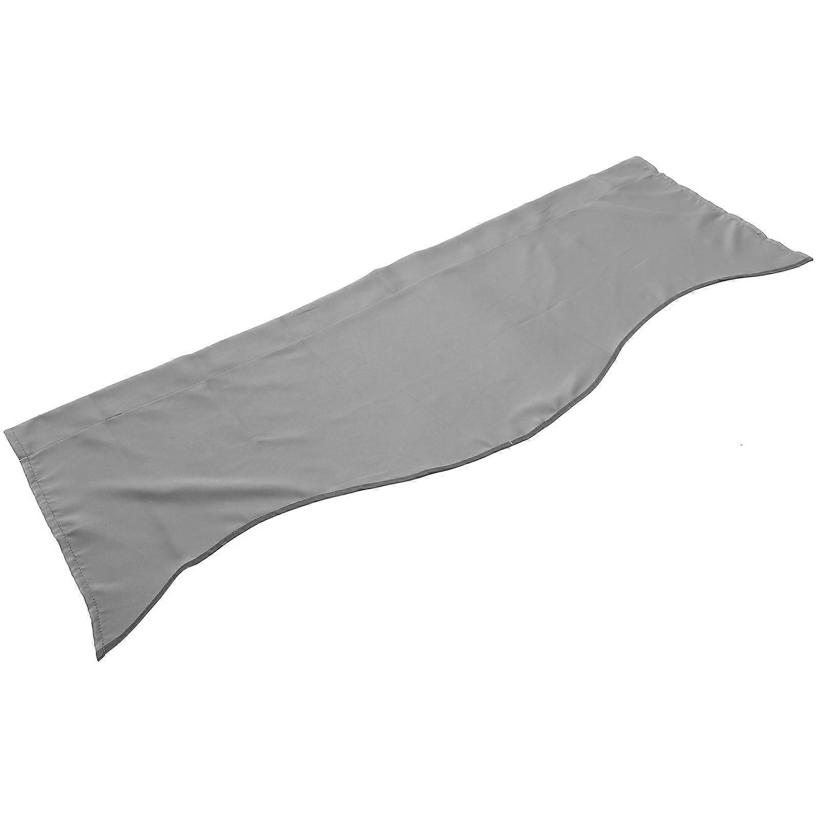 Dark Grey Kitchen Curtain Valance with High Precision Blackout for Home Use Polyester Lightweight and Easy to Install