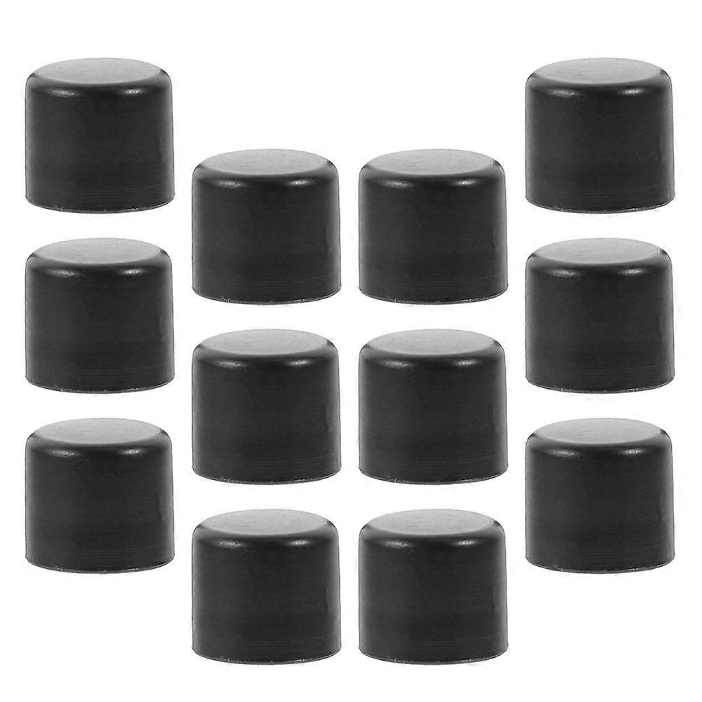 Foosball Table Accessories with Rod Caps and Iron End Plugs for Stability Black Plastic 0.50.7m