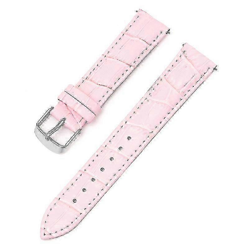 18/19/20/21/22/24mm Pulseira Relógio Grão Bambu 19MM Rosa