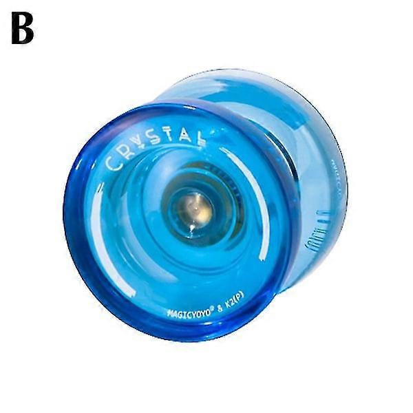 Yoyo - Magic Toy Yoyo K2, Transparent, Colorful, For Boys, Classic, Childhood, Ball, For Beginners (Transparent Blue)