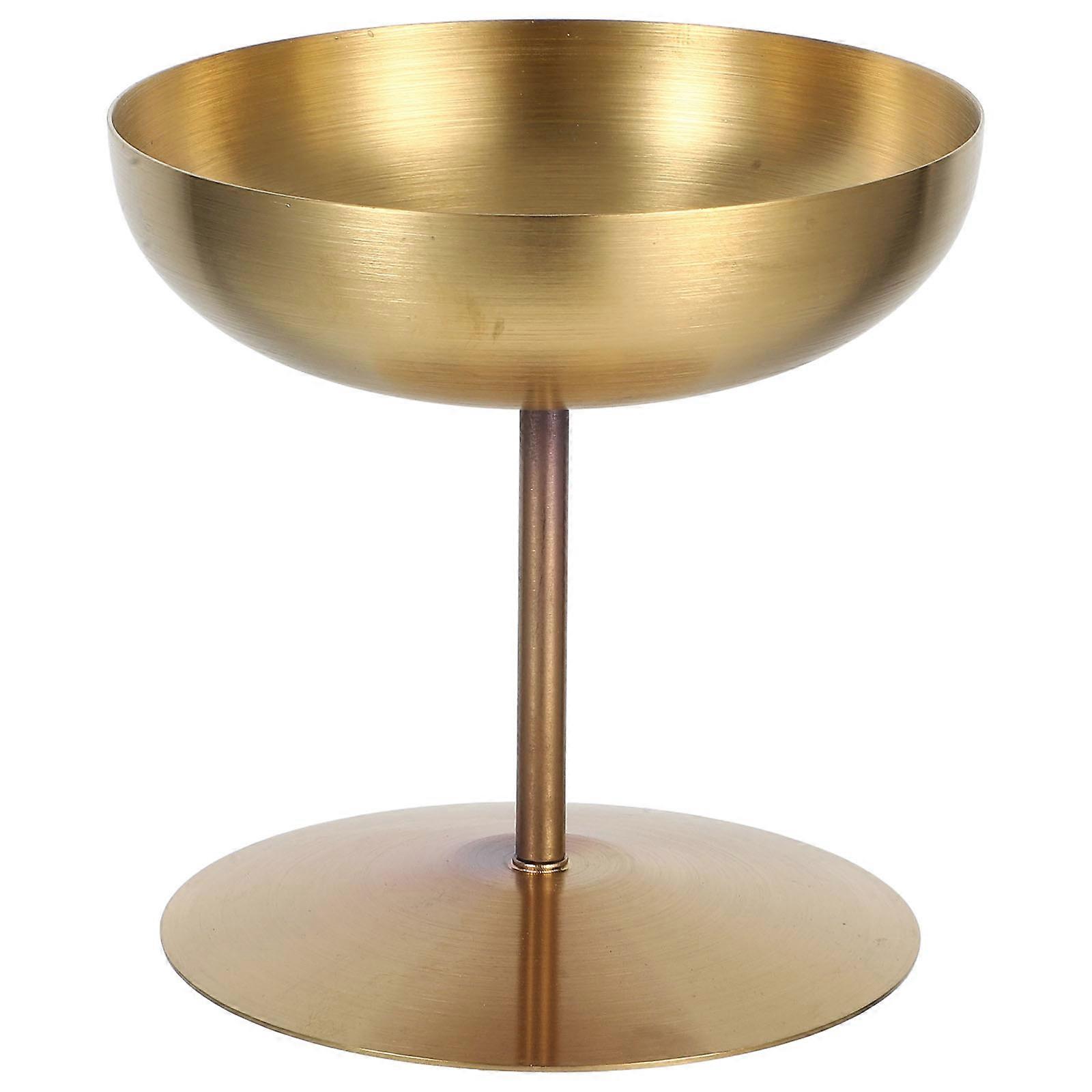 Stainless Steel Ice Cream Goblet For Party Use 4.13X3.93In Elegant High Footed Design 1Pcs
