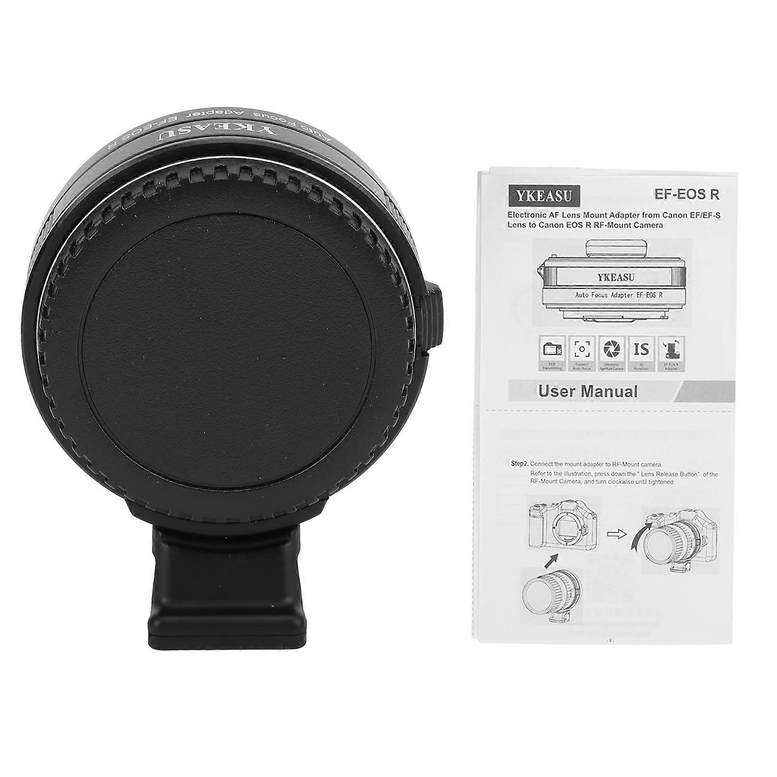 YKEASU For EF‑EOS R Adapter Ring for EF/EF‑S Lens to for EOS R Mount Camera