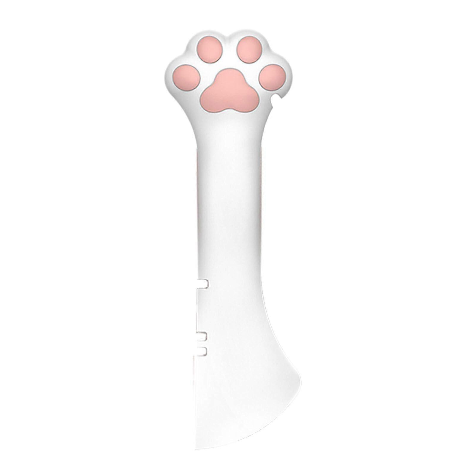 Silicone Tin and Spoon Feeding Set, 2 in 1 Cat Can Opener and Silica Opener, Durable White Silicone Feeding Tools