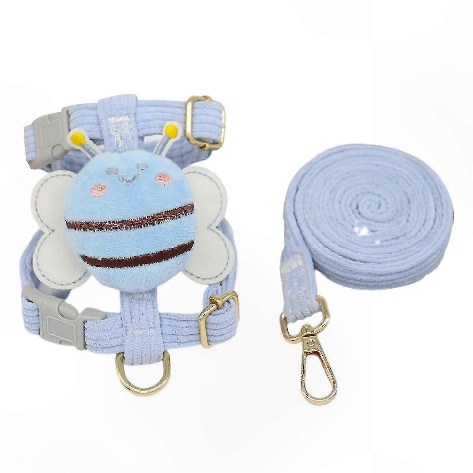 Adjustable Pet Harness with 360 Rotating Buckle, Breathable Design, Quick Release, Escape-Proof Traction Rope for Puppy Training