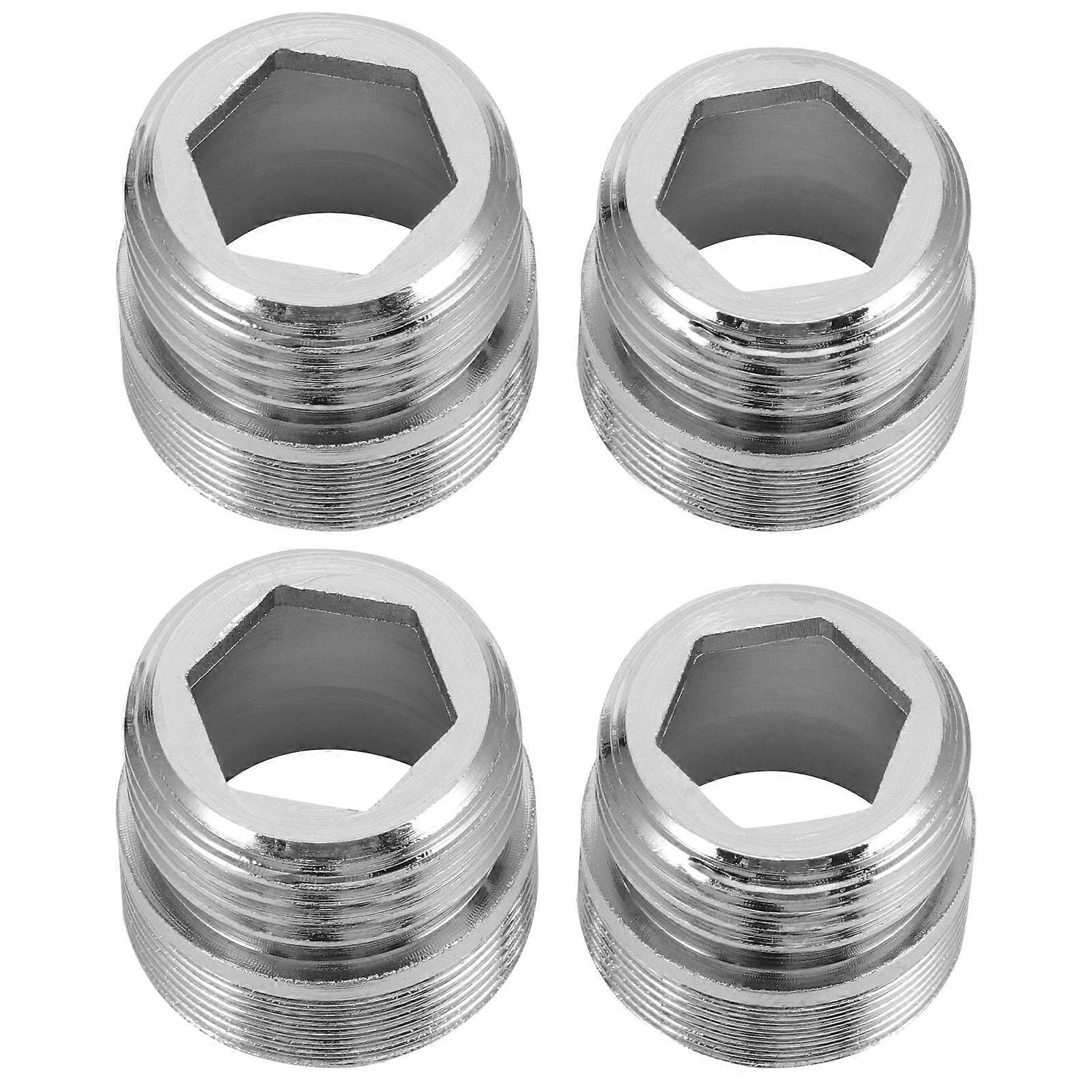 Copper Faucet Adapter Kit for Garden Hose and Water Filter with Leak Resistant Design  4 Pcs