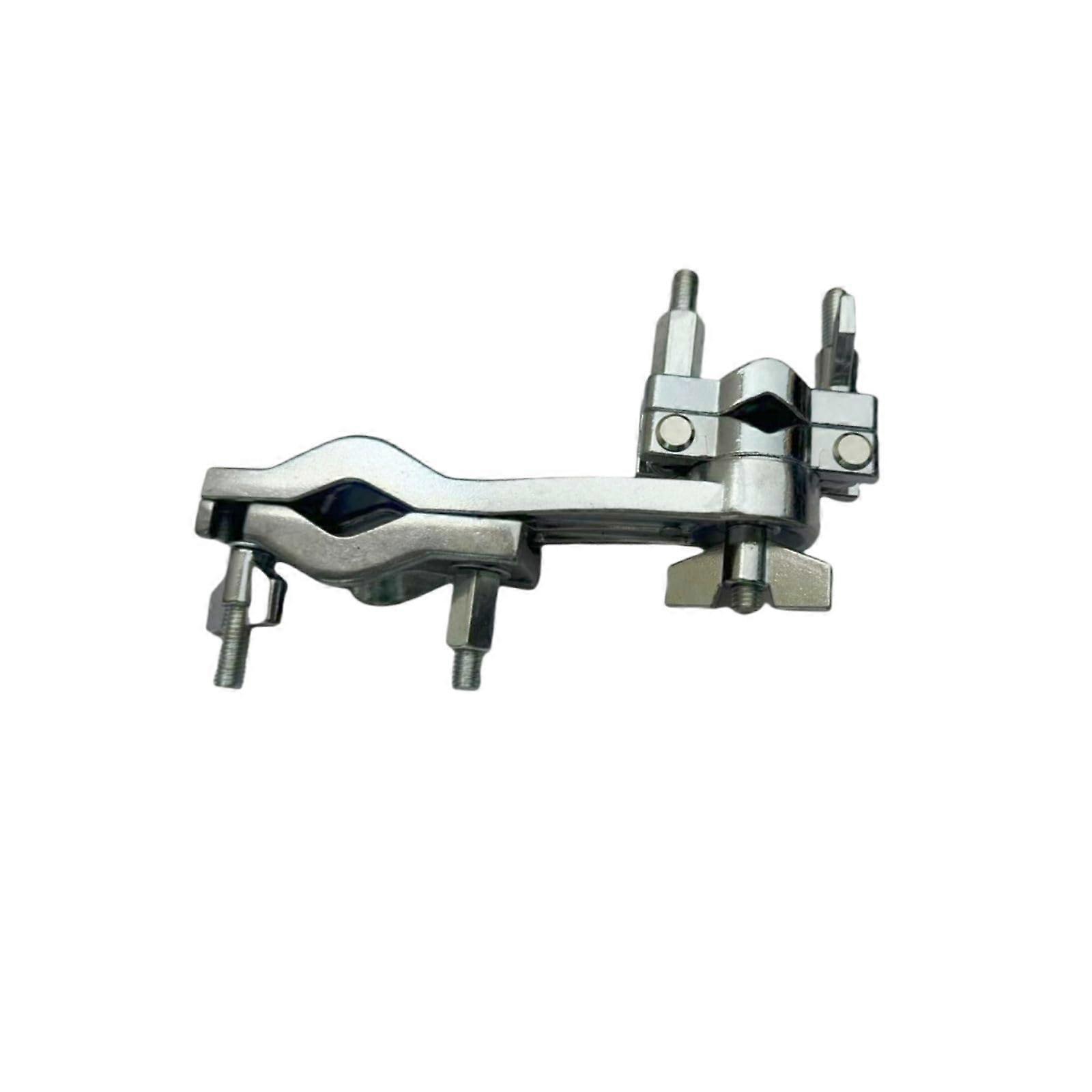 Adjustable Metal Cowbell Clamp Cowbell Percussion Drum Connecting Bracket Percussion Stand Attachment Accessory