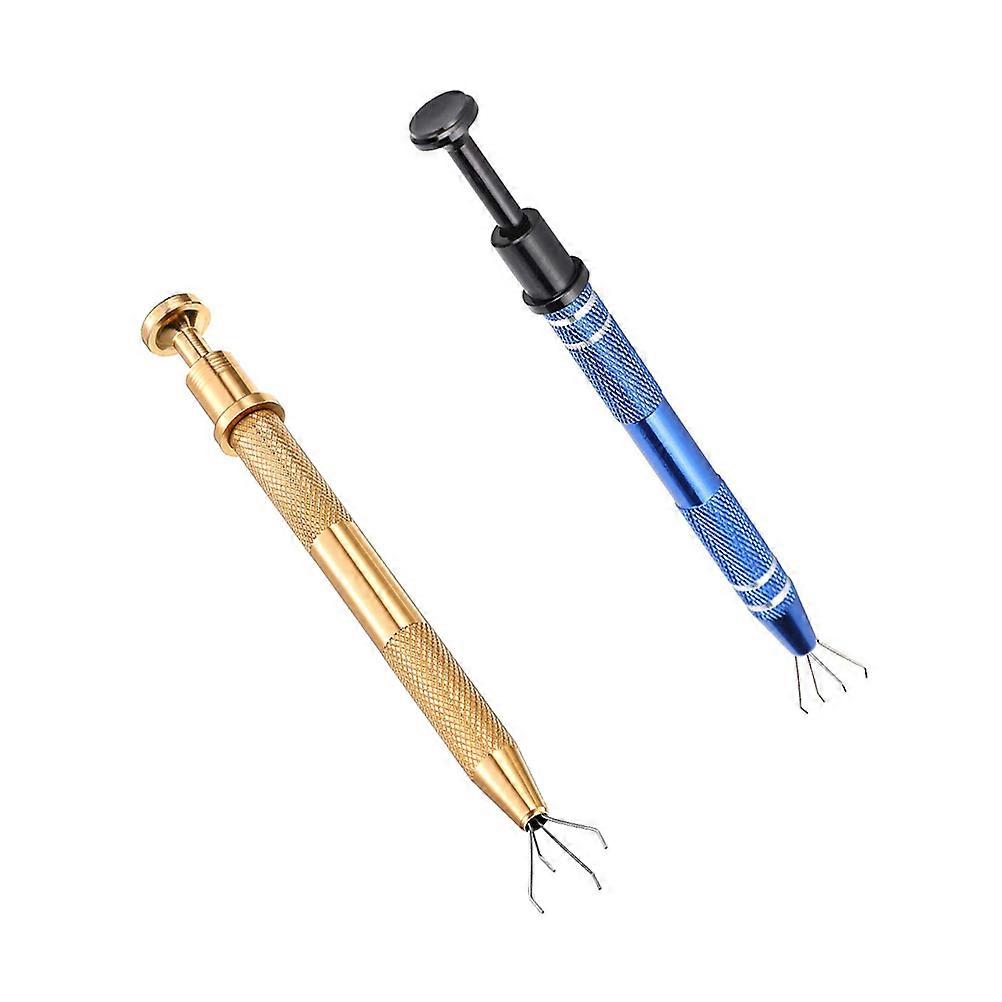 Gemstone Grabber 2Pcs Metal Grabber Handyman Electronics Repair 12.30X0.70X0.70CM Convenient Pickup Tool