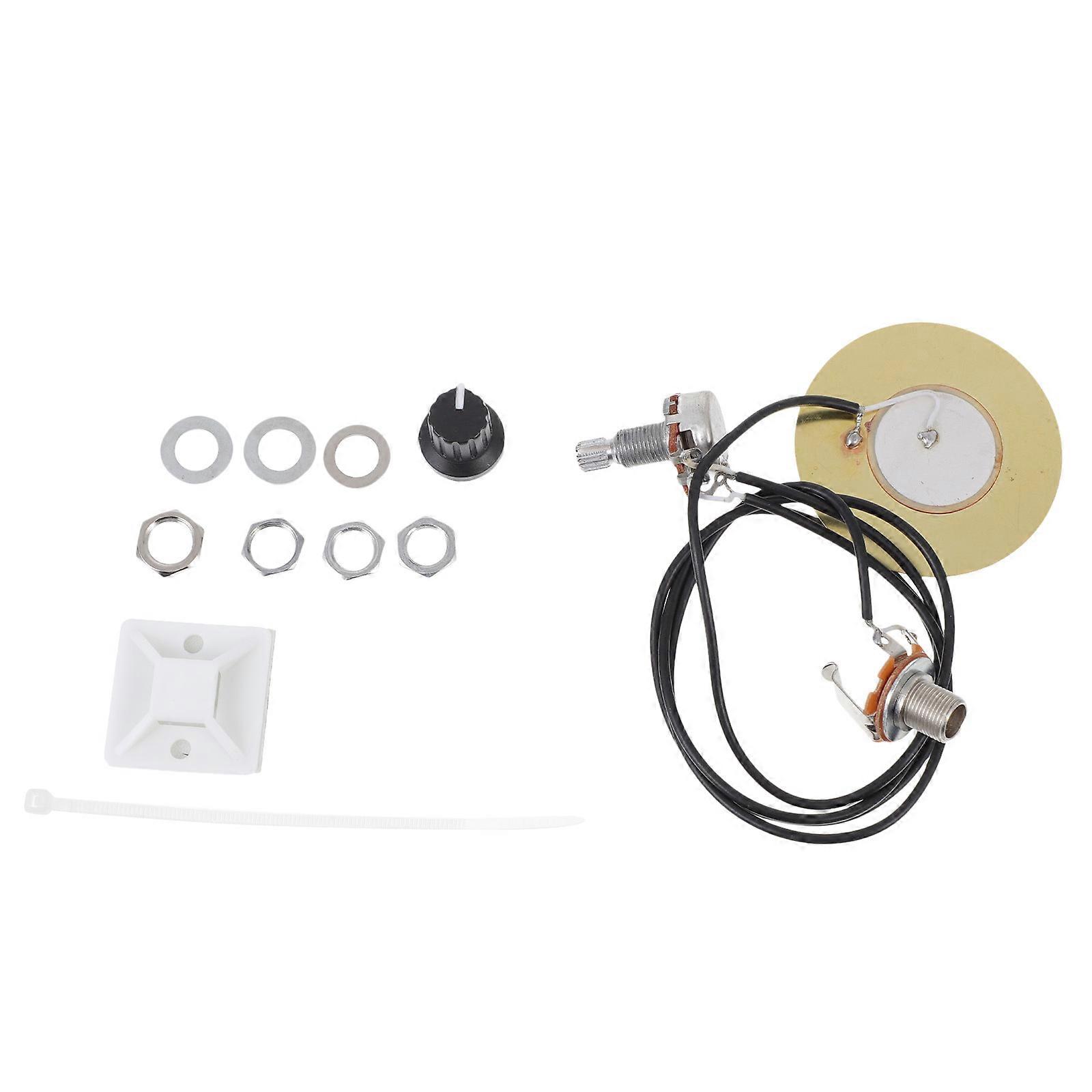 Guitar Pickup Set Useful Acoustic Transducer Tone Tuning Tool for Guitar Use Assorted Color