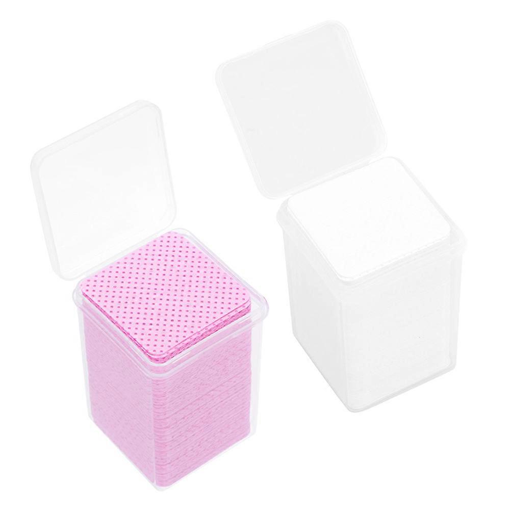 2 Boxes Glue Bottle Wiping Cloths Eyelash Extension Glue Removers for Salon Supplies