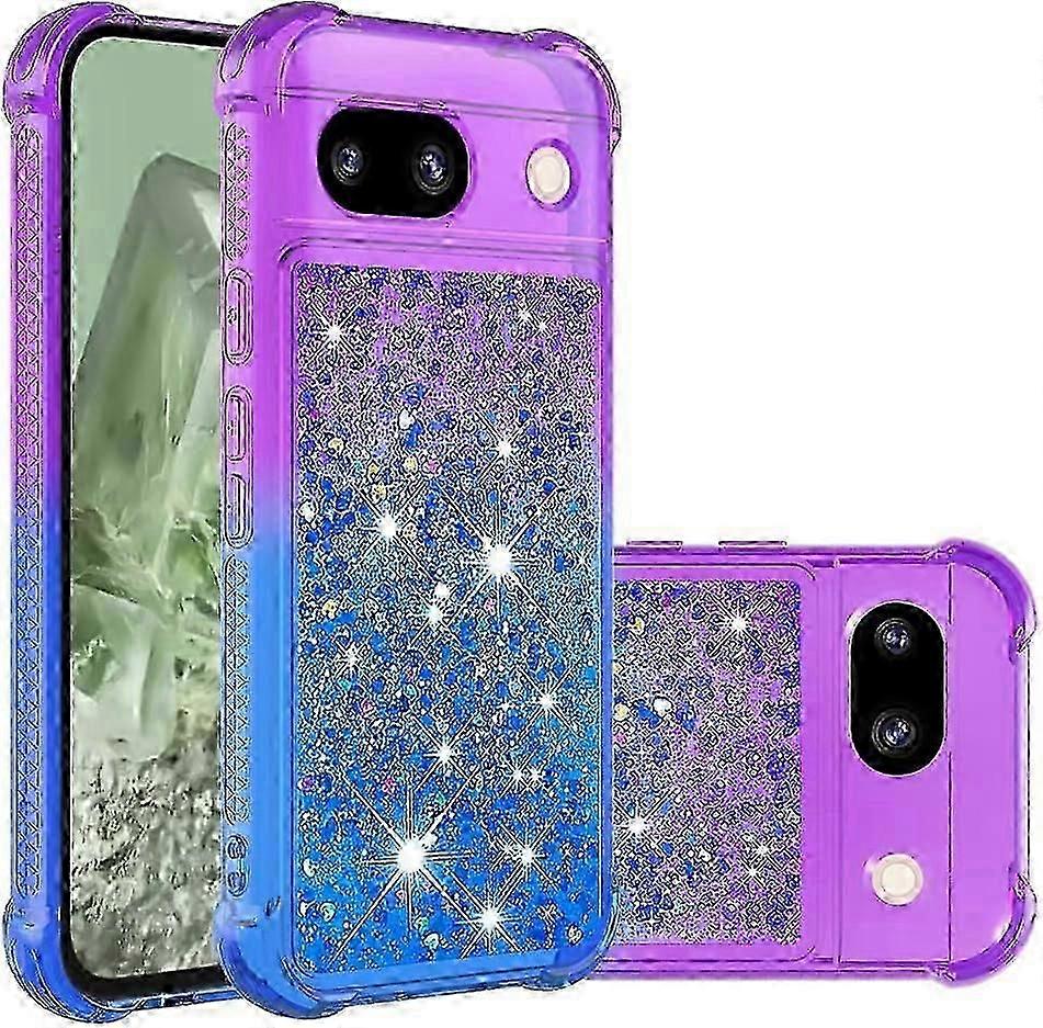 Liquid Sparkle Mobile Phone Case For Google Pixel 8A