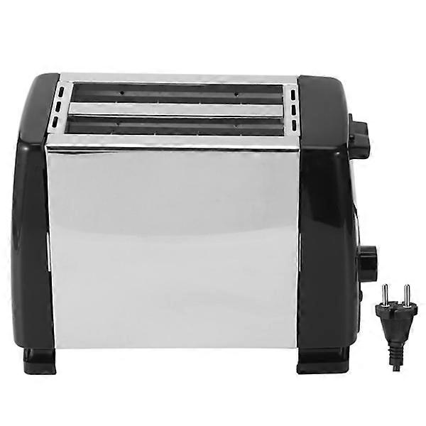 Black 2-Slice Toaster 650-850W, 6-Speed, EU Plug