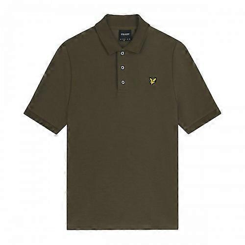 Lyle & Scott Mens Slub Chunky Polo Shirt