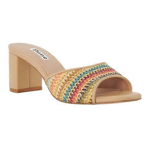 Dune London Womens/Ladies Crochet Medium Block Mule Sandals